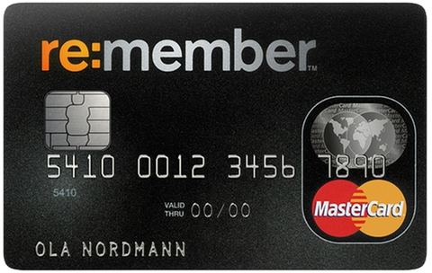 re:member MasterCard - Få rabatt i over 200 nettbutikker!
