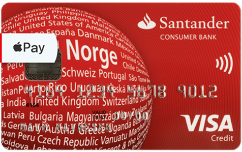 Santander Red Visa - Kortet for uforutsigbare utgifter og når du vil unne deg noe ekstra i hverdagen